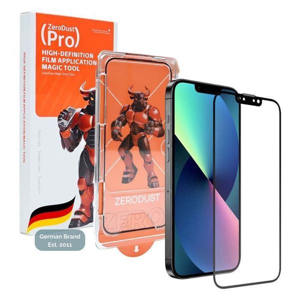 Härdat glas för iPhone 13 Skärmskydd Vit