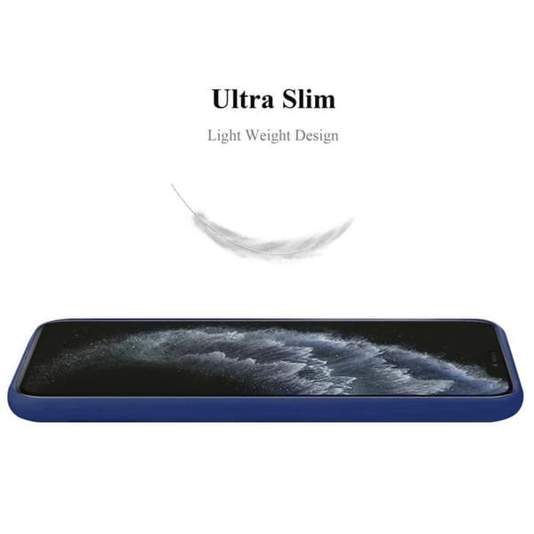 Skal för iPhone 11 PRO MAX CANDY MÖRKBLAU Skydd Antichock Silikon Blå