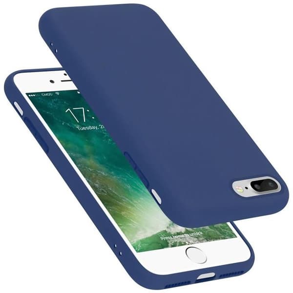 Skal för iPhone 7 PLUS / 7S PLUS / 8 PLUS Stötabsorberande i LIQUID BLUE Blå