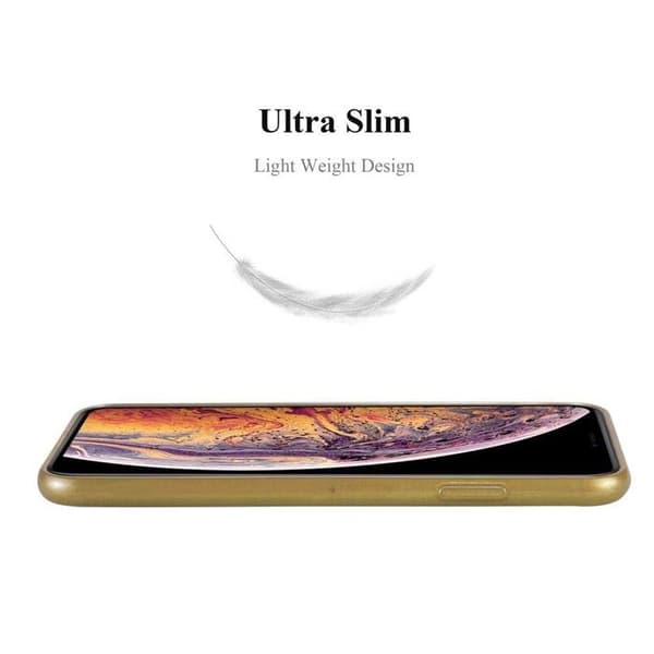 iPhone XS MAX Guld Skal Stötskydd Gul