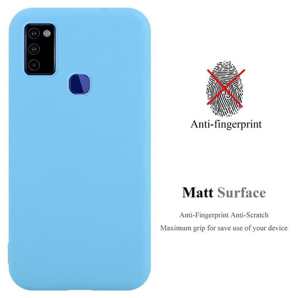 Skyddsfodral för Samsung Galaxy M51 US Version CANDY BLÅ Stötsäker Silikon Blå