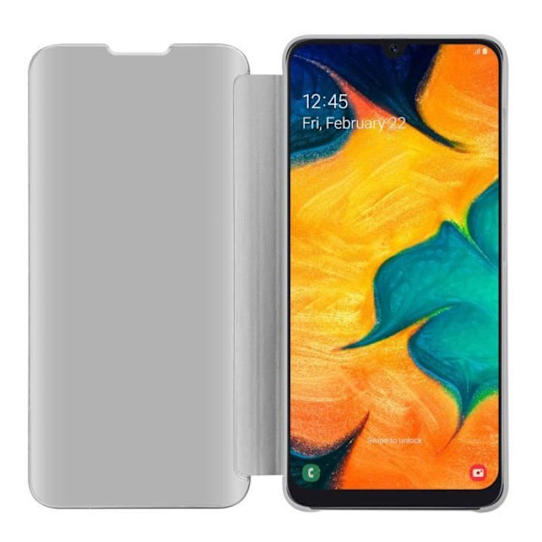Coque - CADORABO - Galaxy A20/A30/M10s - Clear View - Silver - 360° Skydd Pengar