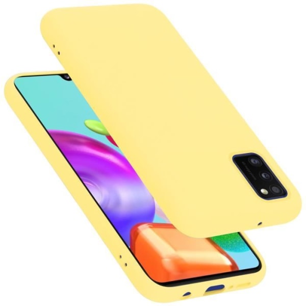 Fodral till Samsung Galaxy A41 i LIQUID Yellow Cadorabo Cover Silikon TPU