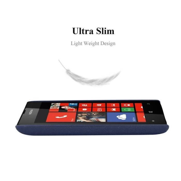 Coque - CADORABO - Nokia Lumia 520 - Hård Skydd - Matt Design - Blå Färg Blå