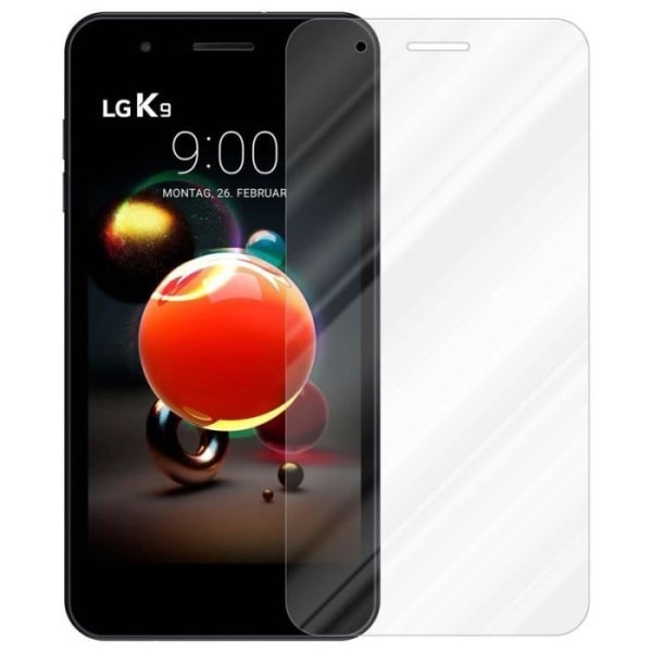 Cadorabo härdat glas för LG K9 Vit skyddsfilm LG K9