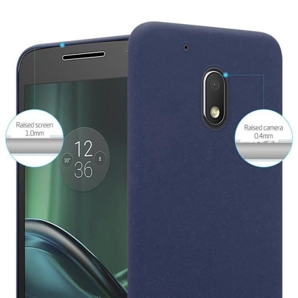 Coque - CADORABO - Motorola MOTO Z PLAY - Hårdskydd - Matt Design - Färg Blå Blå