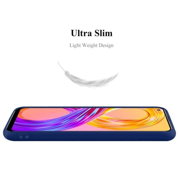 Skyddsfodral för Realme 8 4G / 8 PRO MÖRKBLEU Stötskydd Silikon Blå