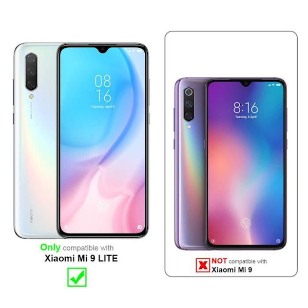 Cadorabo Skyddsglas för Xiaomi Mi 9 Lite - Härdat skärmskydd