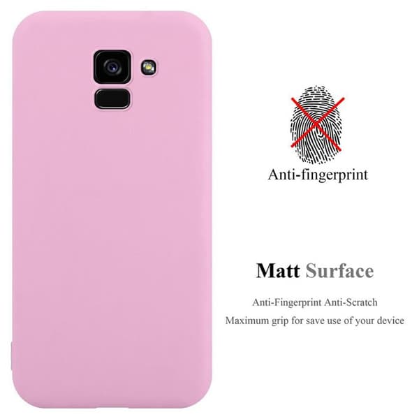Skyddsfodral för Samsung Galaxy A5 2018 CANDY ROSE VIF Stötsäker Silikon Ros