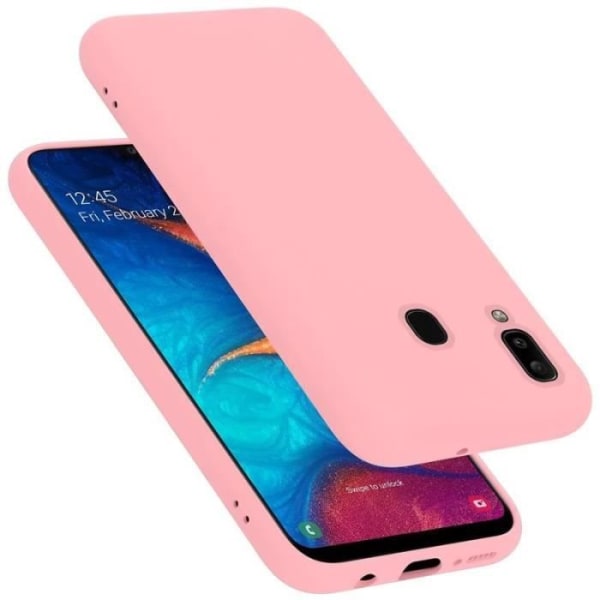 Cadorabo fodral för Samsung Galaxy A20/A30/M10S - i rosa - Flexibel TPU silikon