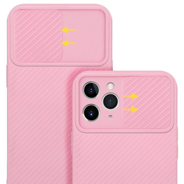 Hölster för iPhone 11 PRO MAX - CADORABO - Sockerrosa - Silikon TPU - Kameraskydd - Flexibel Godisrosa