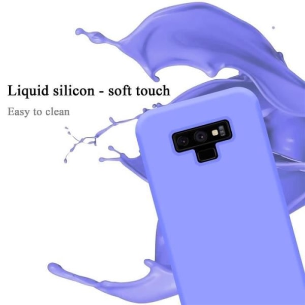 Cadorabo fodral till Samsung Galaxy NOTE 9 - i lila - Flexibel TPU silikon