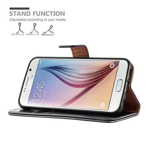 Skyddsfodral för Samsung Galaxy S6 i JET BLACK Svart
