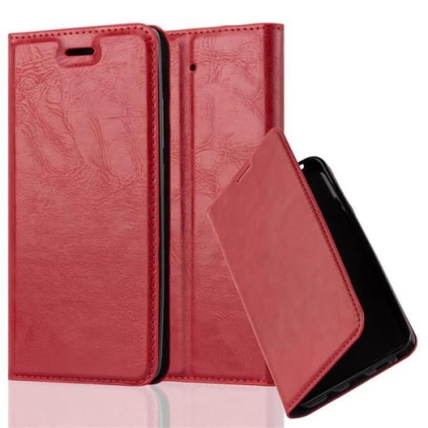 Xiaomi Mi 5S Fodral i APPLE RED från Cadorabo (INVISIBLE MAGNETIC CLOSURE Design) Helt skyddsfodral med flip flik