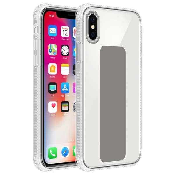 iPhone X / XS GRÅ skal med stöd och ställfunktion Grå