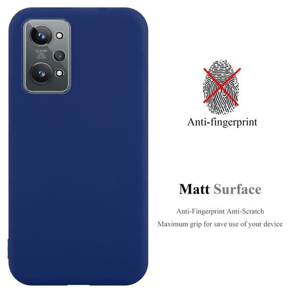 Skyddsfodral för Realme GT 2 / GT Neo 2 CANDY MÖRKBLEU Stötskydd Silikon Blå