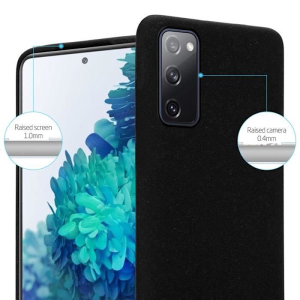 Skyddsfodral - CADORABO - Samsung Galaxy S20 FE - Silikon TPU - Frost svart - Tunn och lätt design Frost Svart