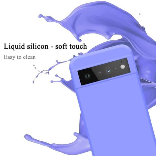 Skal för Google PIXEL 6 PRO Stötabsorberande i LIQUID LIGHT PURPLE Violett