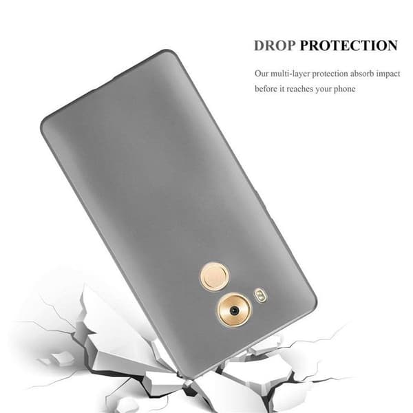 Skyddsfodral för Huawei MATE 8 Skyddsfodral i MATTSILVER Design Grå