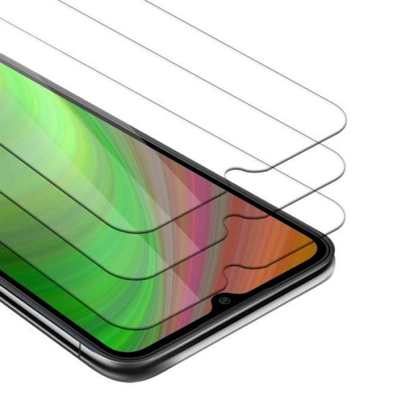 Cadorabo 3x Skyddsglas för Xiaomi Redmi 9C - 3x Härdat skärmskyddsglas (Tempered) Transparent