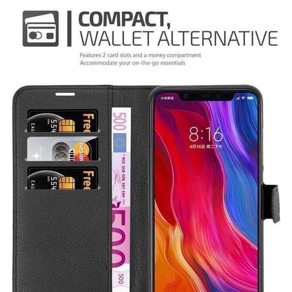 Fodral för Xiaomi Mi 8 i JETSVART Svart
