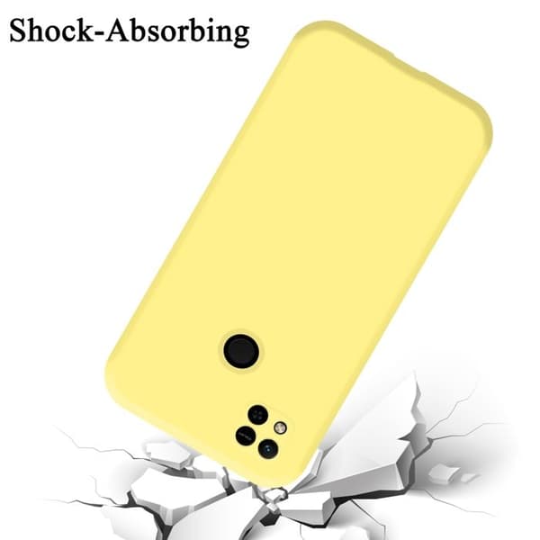 Skyddsfodral för Xiaomi RedMi 9C / RedMi 10A Stötskydd i LIQUID GUL Gul