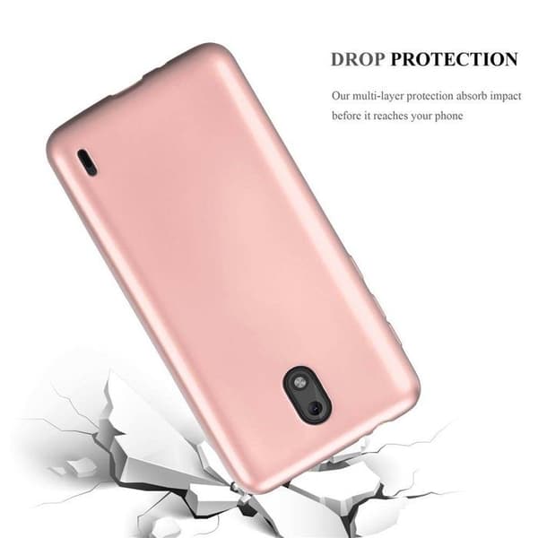 Skyddsskal för Nokia 2 2017 Skyddsskal i MATTE DESIGN i ROSÉGULD Ros
