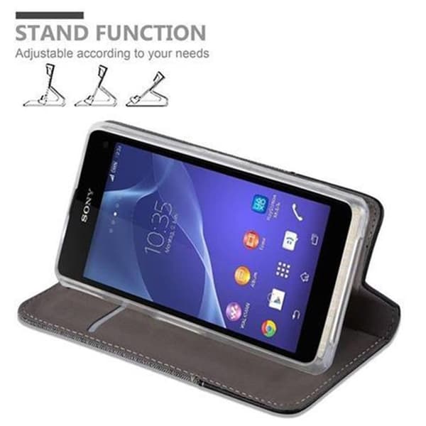 Skyddsfodral för Sony Xperia Z1 COMPACT i GRÅSVART Stötskyddande Etui Grå