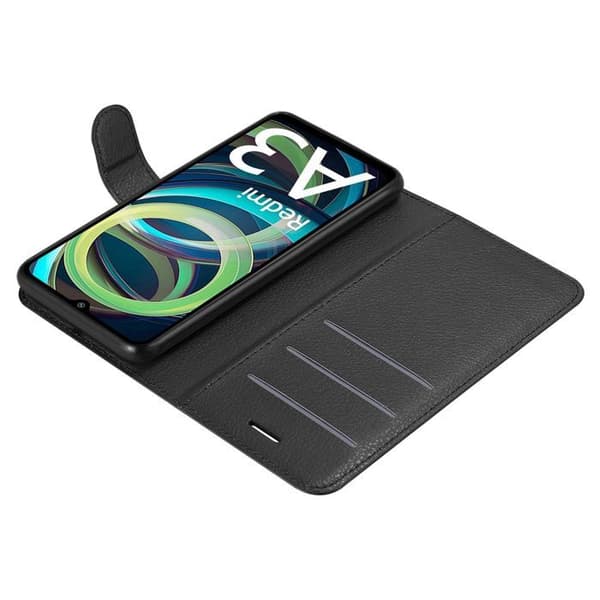 Etui för Xiaomi RedMi A3 / A3X i JETSVART Svart