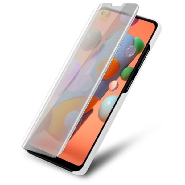 Coque - CADORABO - Galaxy A11 / M11 - Clear View - Silver - 360 graders skydd Pengar