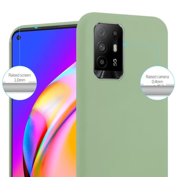 Skyddsfodral för Oppo A94 5G CANDY GRÖN PASTELL Stötskydd Silikon Grön