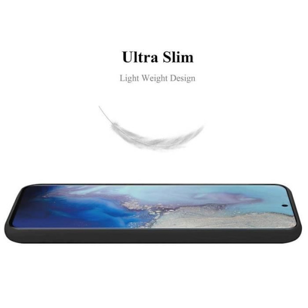 Skyddsfodral - CADORABO - Samsung Galaxy S20 - Silicone TPU - Stötabsorberande - Tunn och Lätt Design Svart