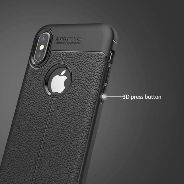 Skal för iPhone X / XS Djupsvart Svart