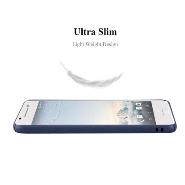Coque - CADORABO - HTC ONE A9 - Stötskydd - Frostad Design - Färg Frosty Blå Frostig blå