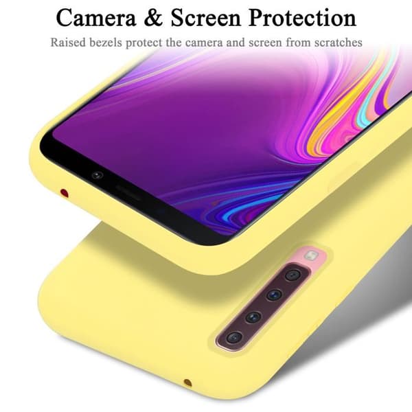 Skyddsfodral för Samsung Galaxy A9 2018 Stötskydd i LIQUID YELLOW Gul