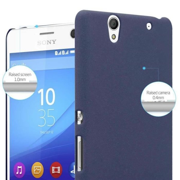 Coque - CADORABO - Sony Xperia C4 - FROSTY BLÅ - Stötbeständig - Elegant design FROSTIG BLÅ