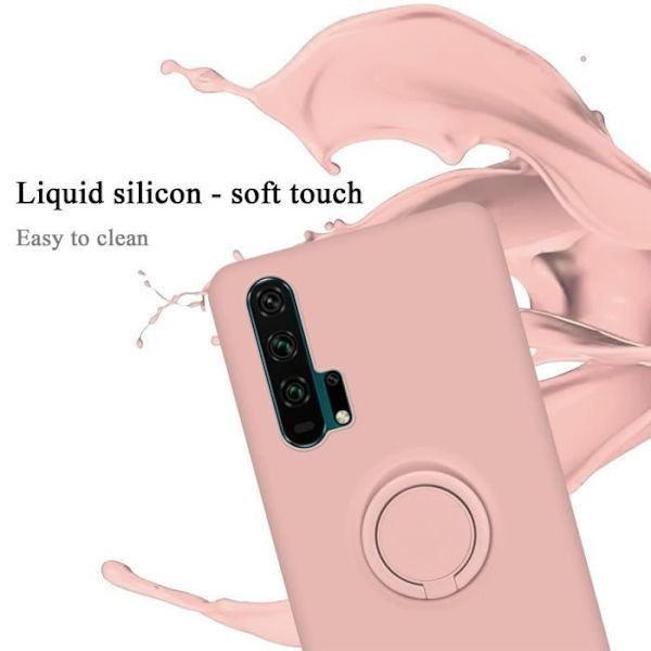 Etui för Honor 20 PRO - CADORABO - Silicone TPU - Mjuk skydd - Tunn design - Färg Rosa Rosa