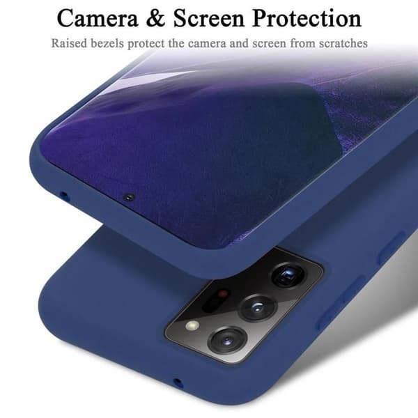 Skyddsfodral för Samsung Galaxy NOTE 20 ULTRA Stötabsorberande i LIQUID BLUE Blå