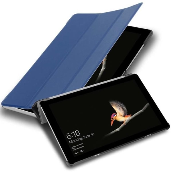 Cadorabo Tablet Case för Microsoft Surface Go - i blått - utan Auto Wake Up och horisontellt stativ