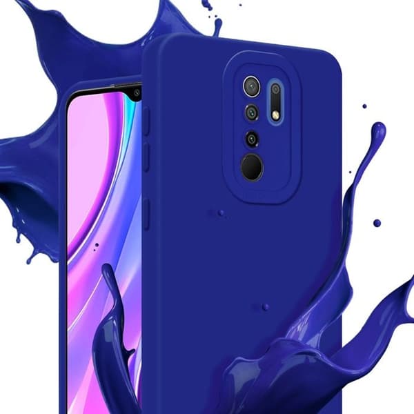 Skyddsfodral för Xiaomi RedMi 9 i FLUID BLÅ Stötsäker Blå