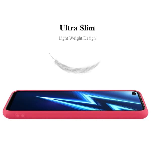 Skyddsfodral för Realme 6 PRO CANDY RÖD Stötsäker Silikon Röd