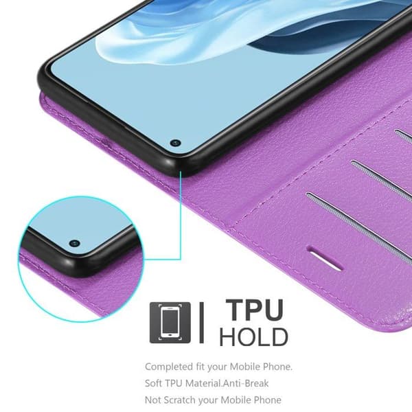 Fodral för Oppo FIND X5 LITE / Reno7 5G i ORKIDÉ VIOLETT Violett