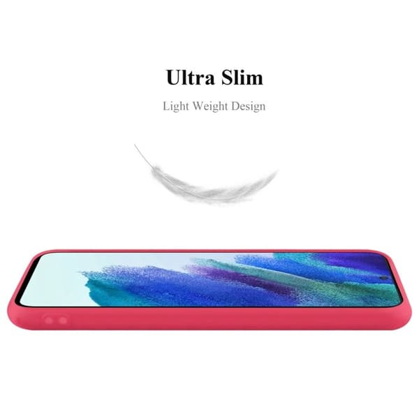 Skyddsskal för Samsung Galaxy S22 CANDY RÖD Stötsäker Silikon Röd