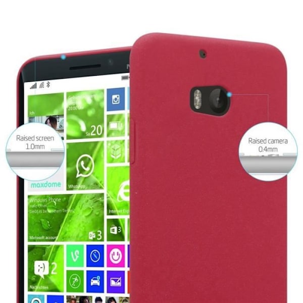 Coque - CADORABO - Nokia Lumia 930 - Hård Skydd - Matt Design - Röd Färg Röd