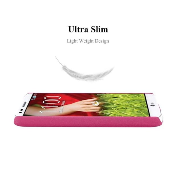 Coque för LG G2 MINI Etui i FROSTY ROSE VIF Hård Skal Skydd med frostad yta Rosa