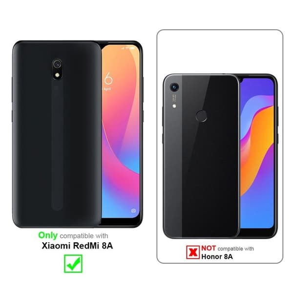 Fodral för Xiaomi RedMi 8A i MÖRK BRUN brun