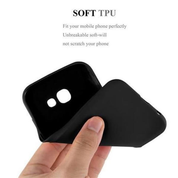 Fodral Samsung Galaxy A5 2017 (7) CANDY BLACK Cadorabo DESIGN CANDY Cover TPU Silikonskydd Fodral Skal Ultra Slim Bumper
