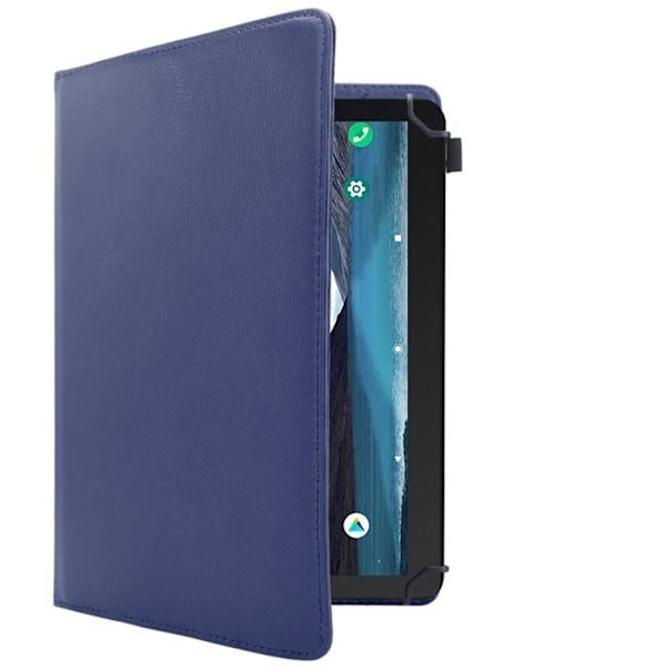 Fodral för Trekstor Surftab Y10 (10.1 Zoll) Etui i MÖRKBLAU Fodral Skydd 360 grader konstläder Plånbok Blå