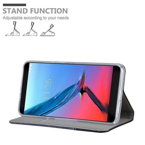 Skyddsfodral för ZTE Blade V9 i BLÅ SVART Stötskyddande Etui Blå