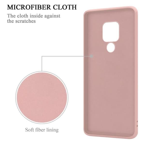 Skyddsfodral för Huawei MATE 20 i LIQUID PINK Stötskydd Ros
